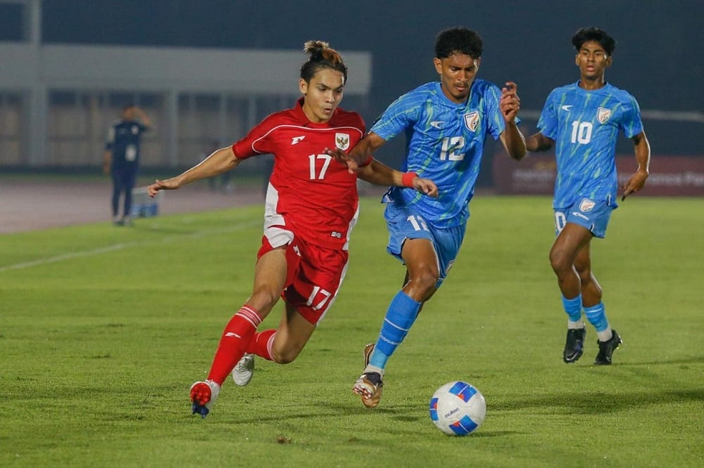 Timnas Indonesia U-22 Kalah Tipis dari India di Laga Uji Coba
