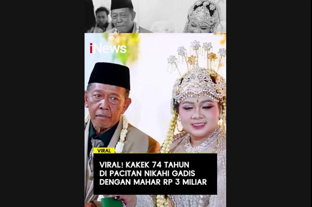 Viral! Kakek 74 Tahun di Pacitan Beri Mahar Cek Rp3 Miliar Ternyata Palsu, Kabur Bawa Motor Mertua