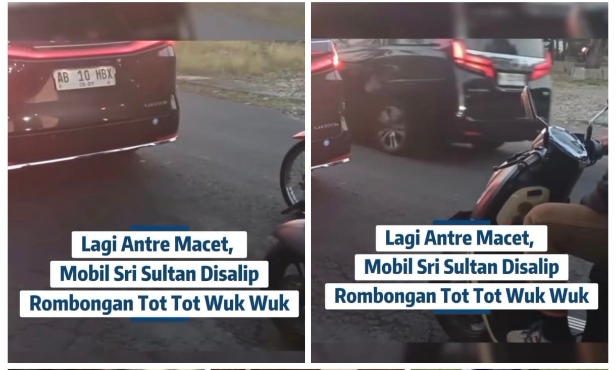Tak Sopan Mobil Sri Sultan HB X Disalip Rombongan Tot Tot Wuk Wuk di Lampu Merah, Cek Aturannya