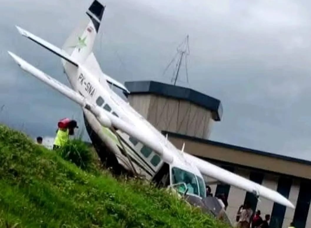 Kronologi Pesawat Smart Air Tergelincir di Bandara Tiom Lanny Jaya, Tidak Ada Korban Jiwa