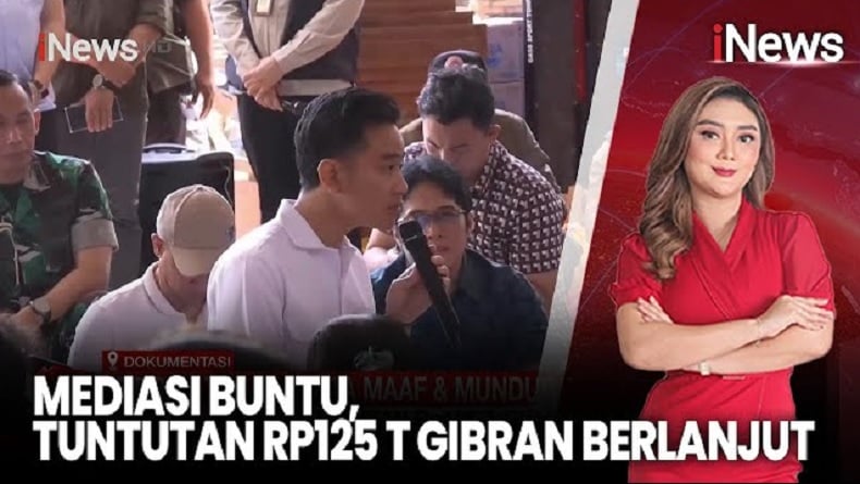 Mediasi Gugatan Rp15 Triliun Terhadap Wapres Gibran Gagal, Kasus Berlanjut ke Pengadilan