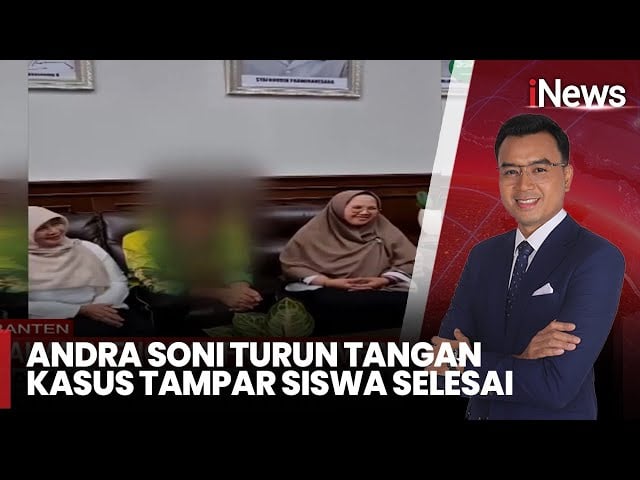 Gubernur Banten Pertemukan Kepala SMAN 1 Cimarga dan Siswa yang Ketahuan Merokok
