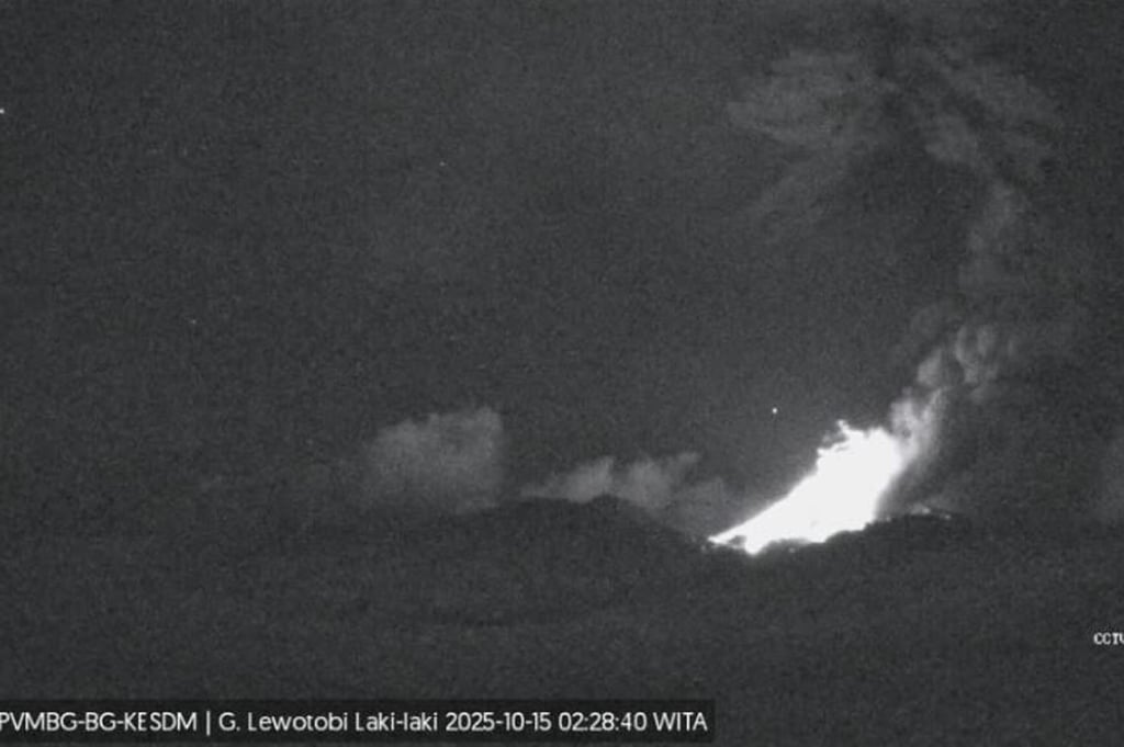 Gunung Lewotobi Laki-laki di NTT Naik Status Level IV Awas usai Meletus Dahsyat