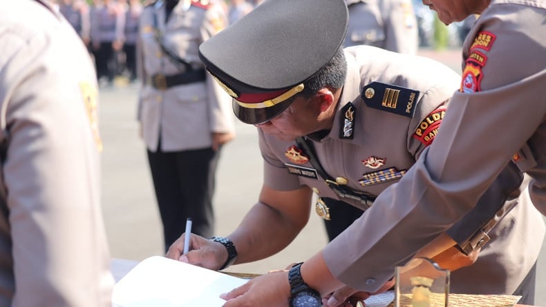 Sertijab, AKP Yoga Tama Resmi Jabat Kasat Reskrim Polres Cilegon
