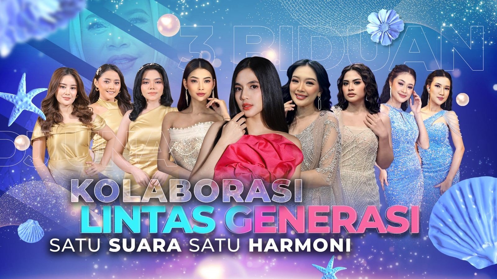 Kolaborasi Keluarga DMD dan sang Legenda Hetty Koes Endang di Panggung Kilau Raya MNCTV 34