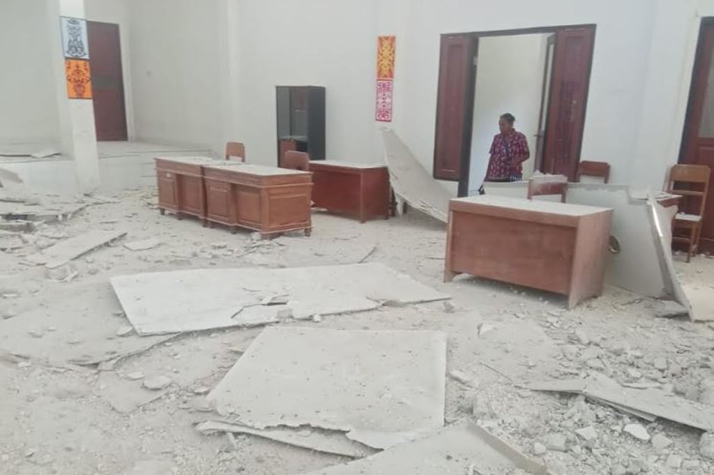 BNPB: 50 Rumah Rusak dan Puluhan Warga Mengungsi akibat Gempa Sarmi M6,6