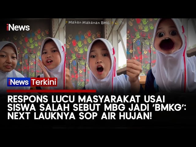 Viral Salah Sebut Akronim, Review Makan Siang Gratis Siswi Ini Bikin BMKG Ikut Komen Kocak!