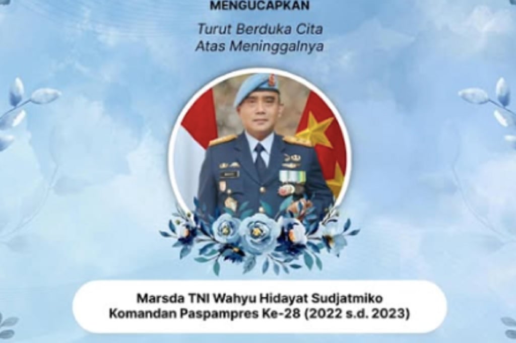 Marsda Wahyu Hidayat Danpaspampres Era Presiden Jokowi Meninggal Dunia
