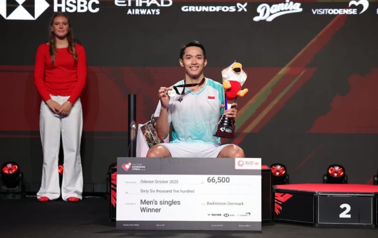 Komentar Mengejutkan Jonatan Christie usai Juara Denmark Open 2025