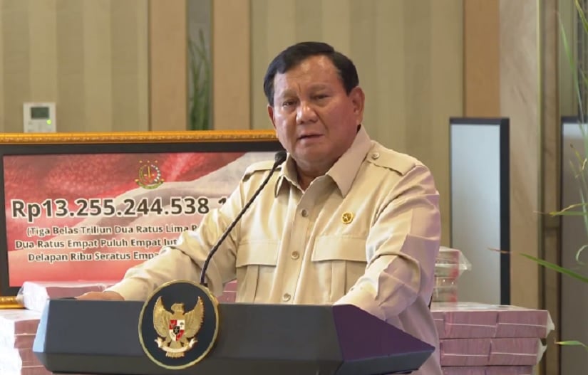 Prabowo Ungkap Uang Sitaan Kasus CPO Rp13 Triliun Bisa Renovasi Ribuan Sekolah dan Bangun Desa Nelayan