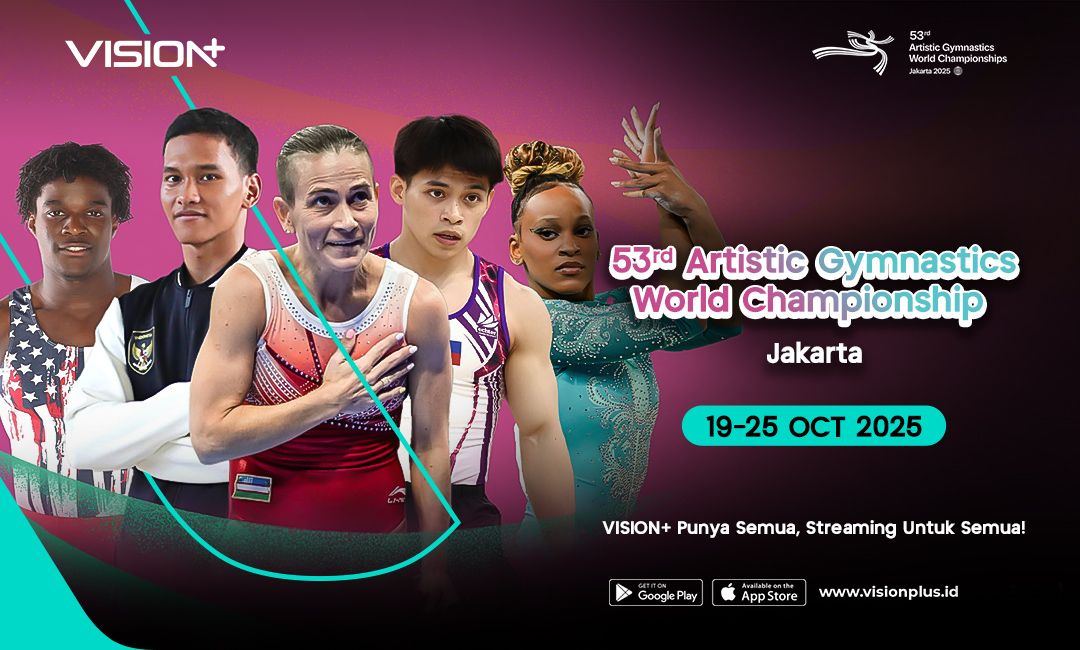 53rd Artistic Gymnastics World Championship Jakarta, Saksikan Aksinya di VISION+