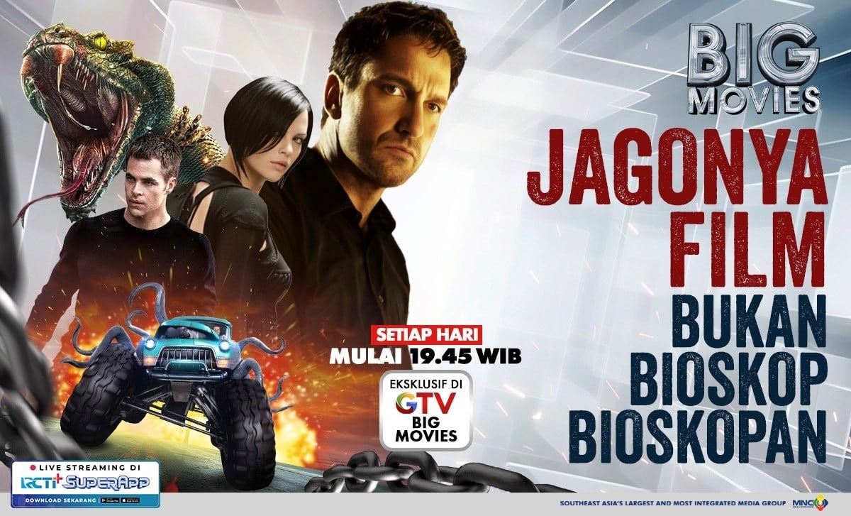 Jagonya Film, Bukan Biskop-bioskopan! GTV Big Movies Siap Bikin Malam Kamu Beredar 