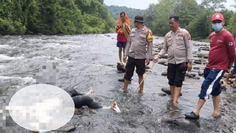 Mayat Pria asal Tasikmalaya Ditemukan Membusuk Tersangkut Bebatuan di Sungai Ogan Sumsel