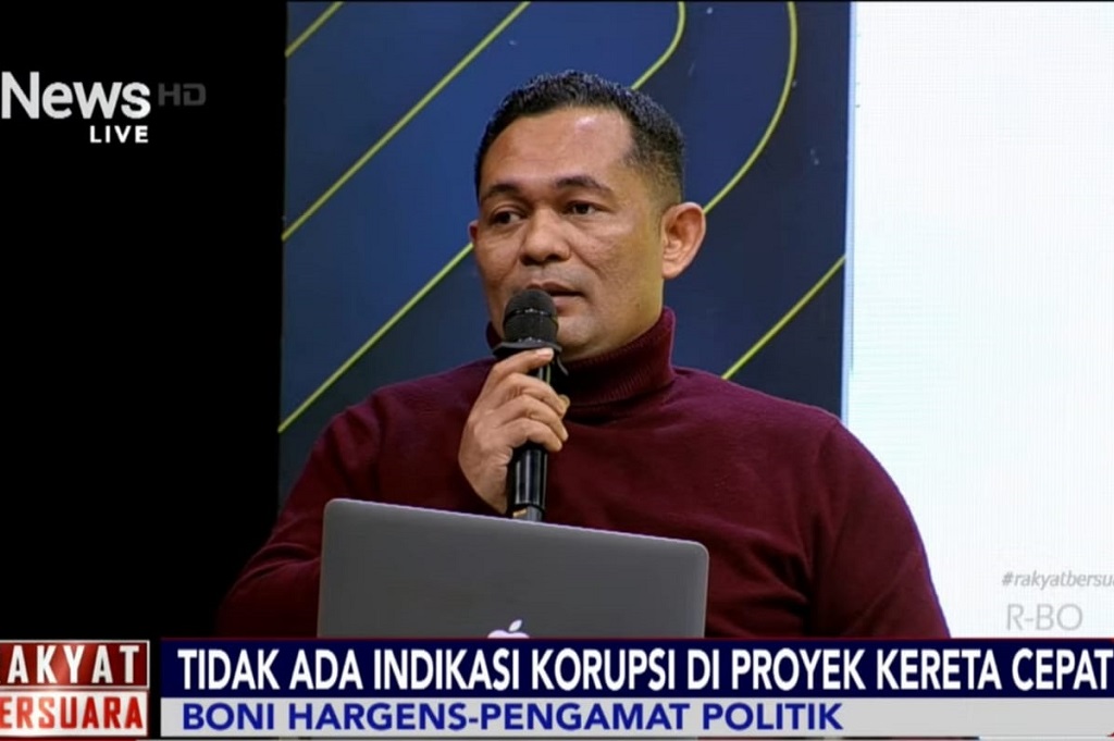 Heboh Dugaan Korupsi Proyek Whoosh, Boni Hargens: Tak Ada Bukti