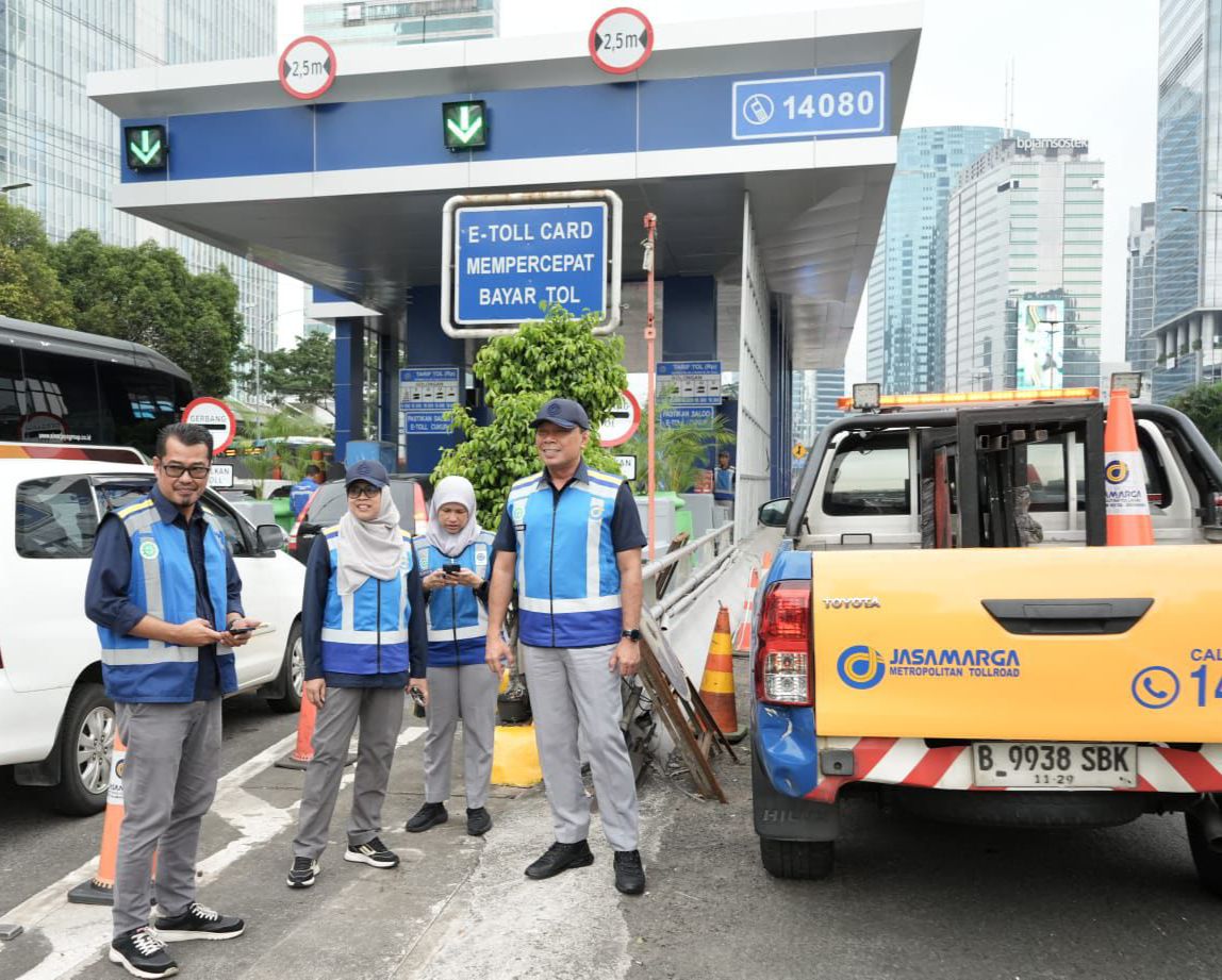 Rusak Pasca Demo Ricuh Akhir Agustus Lalu, Tujuh Gerbang Tol Dalam Kota Kembali Beroperasi Normal