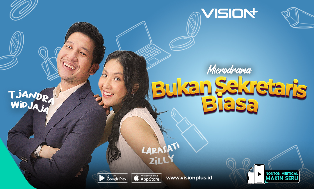 Kisah Bos Perfeksionis vs Sekretaris Nyentrik, Streaming Microdrama Bukan Sekretaris Biasa di VISION+ 