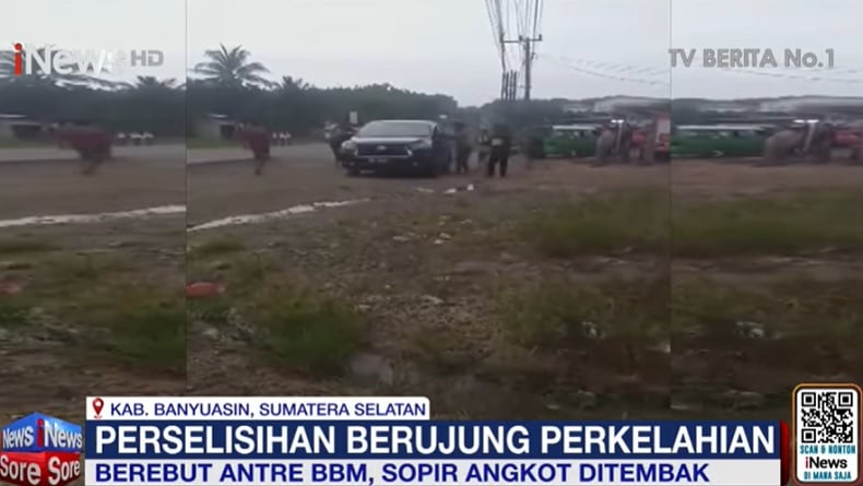 Antre BBM di SPBU Banyuasin Berujung Maut, Sopir Angkutan Desa Tewas Ditembak