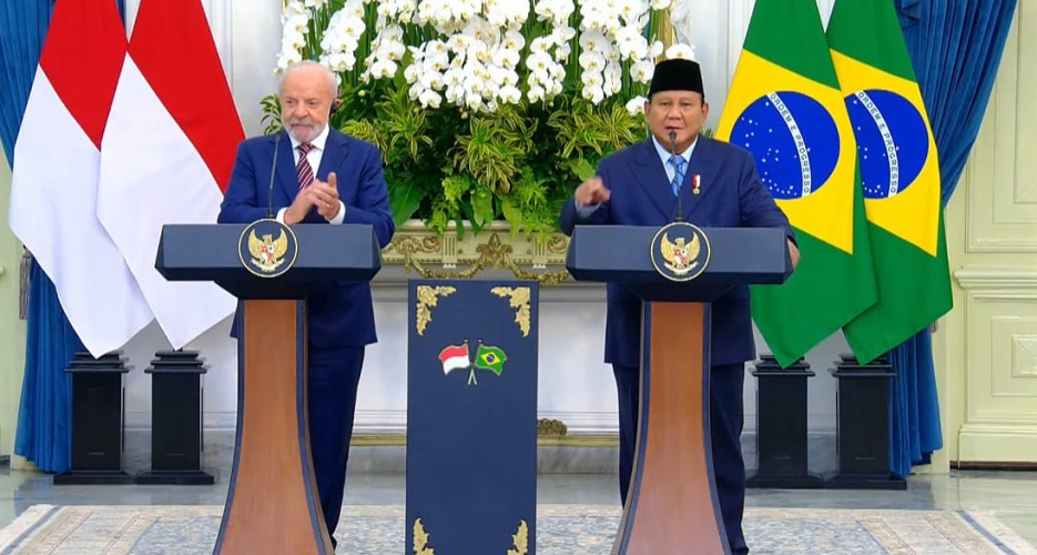 Momen Prabowo Berkelakar di Hadapan Presiden Brasil Lula: Beliau Sudah 3 Periode, Kita Enggak Boleh