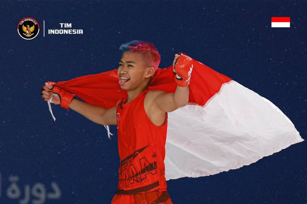 Indonesia Tambah Empat Medali Perunggu dari Cabor MMA di Asian Youth Games 2025