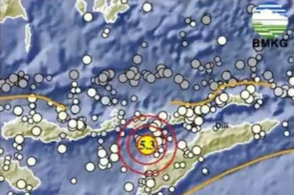 Gempa Hari Ini Magnitudo 5,3 Guncang Lembata NTT 