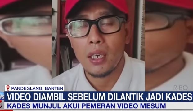 Oknum Kades di Pandeglang Akui Pemeran Video Mesum, Begini Tampangnya