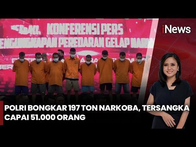 Polri Ungkap 38 Ribu Kasus Narkoba Sepanjang 2025, Sita Lebih dari 197 Ton Barang Bukti