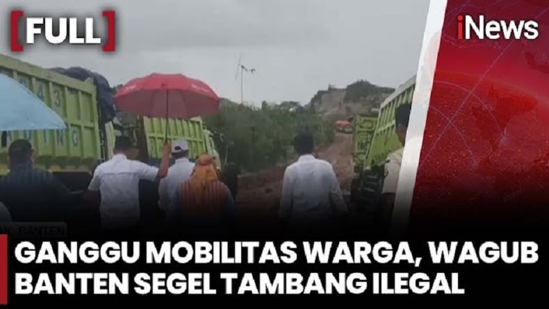 Dikeluhkan Masyarakat, Tambang Pasir Ilegal di Lebak Disegel Pemprov Banten