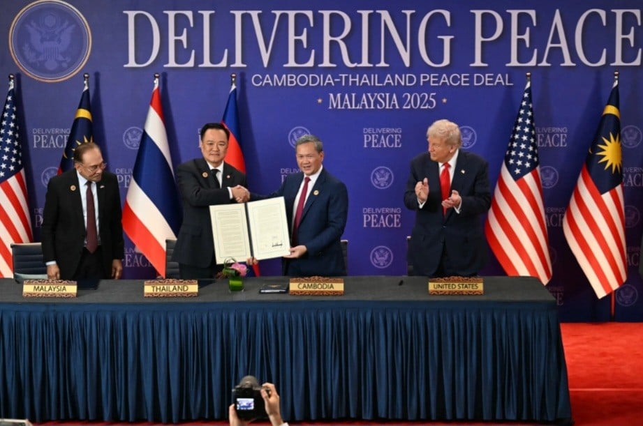 Thailand-Kamboja Teken Deklarasi Damai di Hadapan Trump dan Anwar Ibrahim