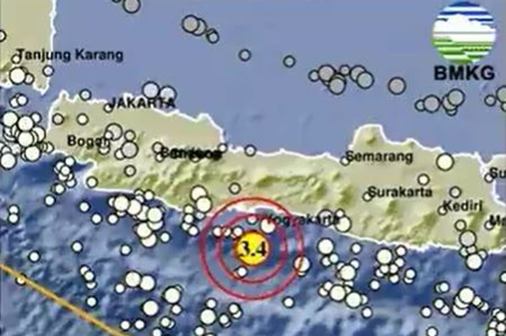 Gempa Hari Ini Magnitudo 3,4 Guncang Cilacap Jateng