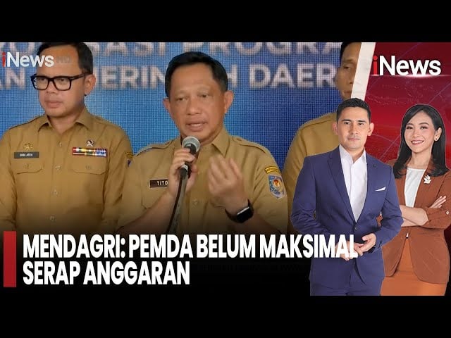 Mendagri Tito Soroti Rendahnya Serapan Anggaran Daerah