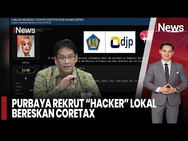 Purbaya Rekrut Hacker Lokal Bereskan Coretax