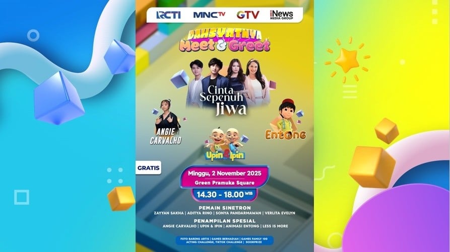 Datang ke Dahsyatnya Meet & Greet Cinta Sepenuh Jiwa di Jakarta Timur, Ada Angie Carvalho!