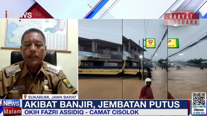 Update Banjir di Sukabumi, Air Mulai Surut