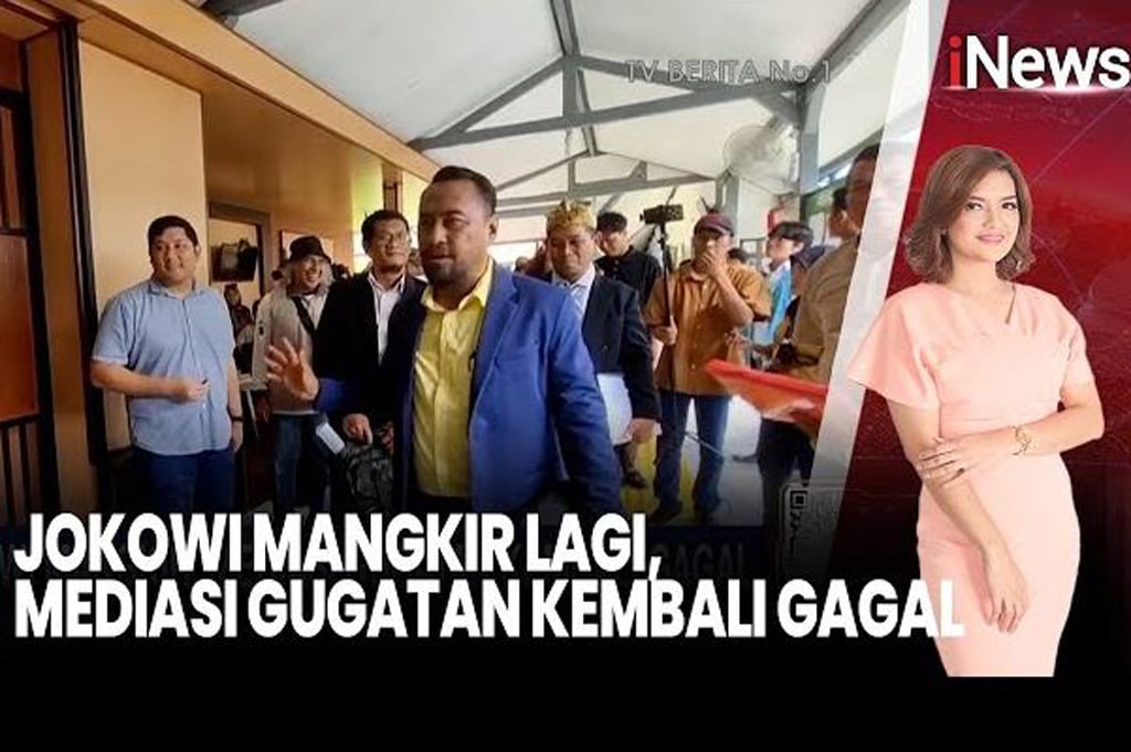 Jokowi Tak Hadiri Sidang, Mediasi Gugatan Citizen Lawsuit soal Ijazah Kembali Deadlock!