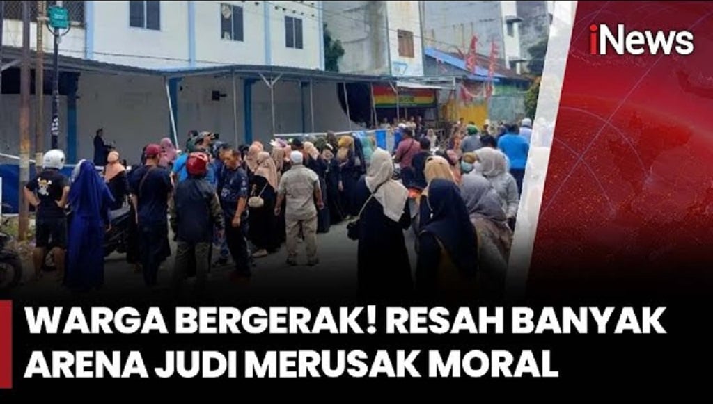 Emak-emak di Asahan Gerebek Tempat Perjudian, Rusak Mesin Judi