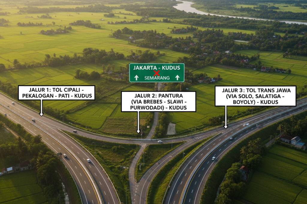 3 Jalur Alternatif Jakarta Kudus Menghindari Banjir Semarang, Pilihan Wajib Saat Pantura Lumpuh Total!