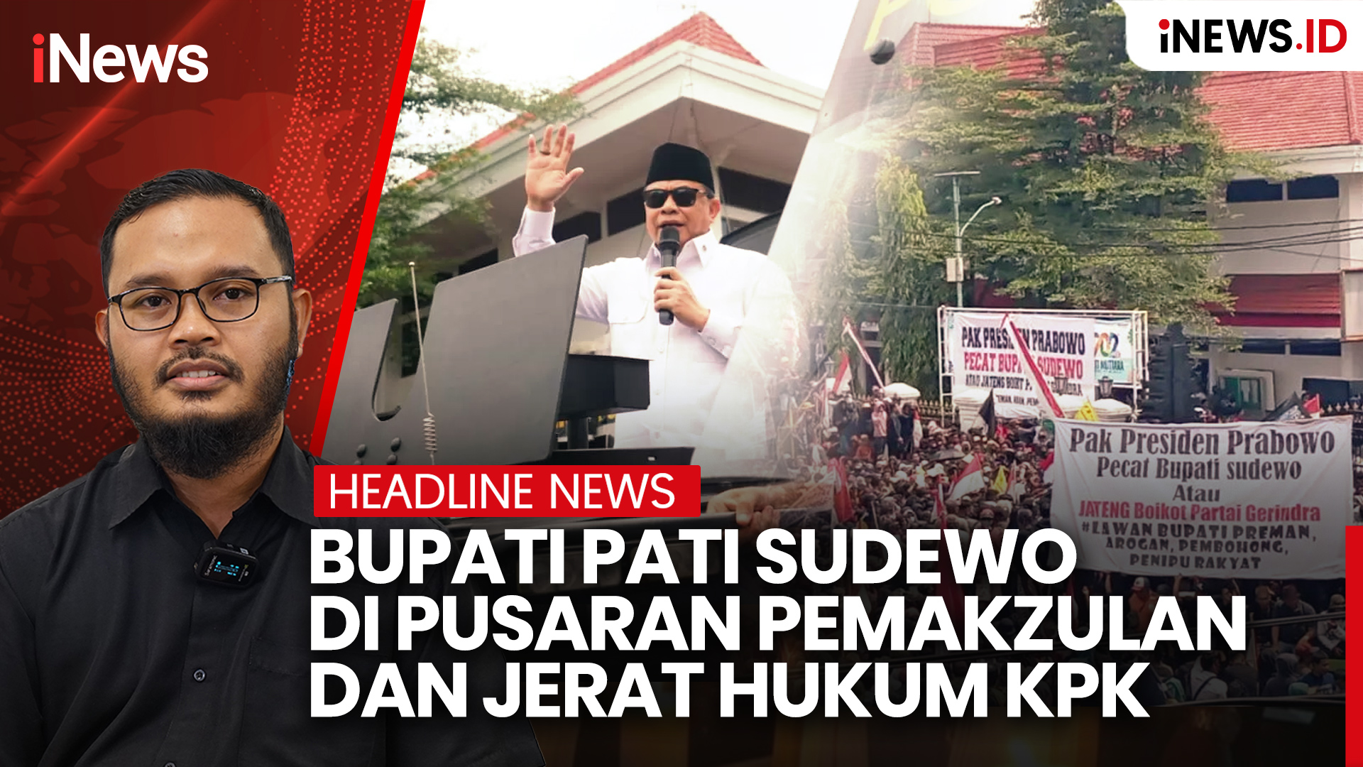 Bupati Sudewo di Pusaran Pemakzulan dan Jerat Hukum KPK 