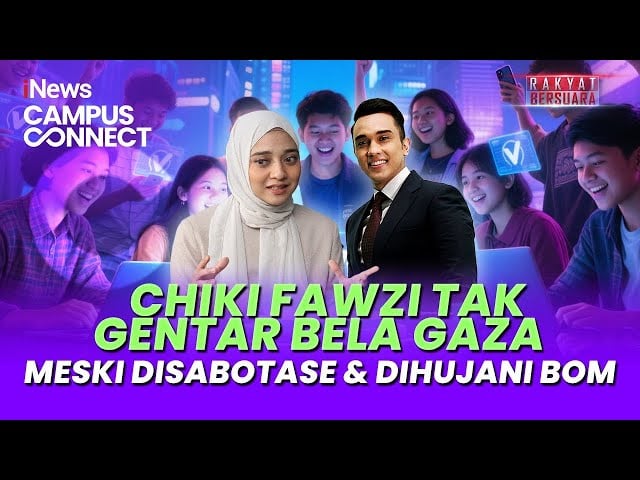 Dihantam Puluhan Bom hingga Disabotase Chiki Fawzi Tetap Bela Perdamaian Gaza