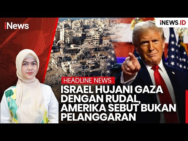 Israel Hujani Gaza dengan Rudal, Amerika Sebut Bukan Pelanggaran