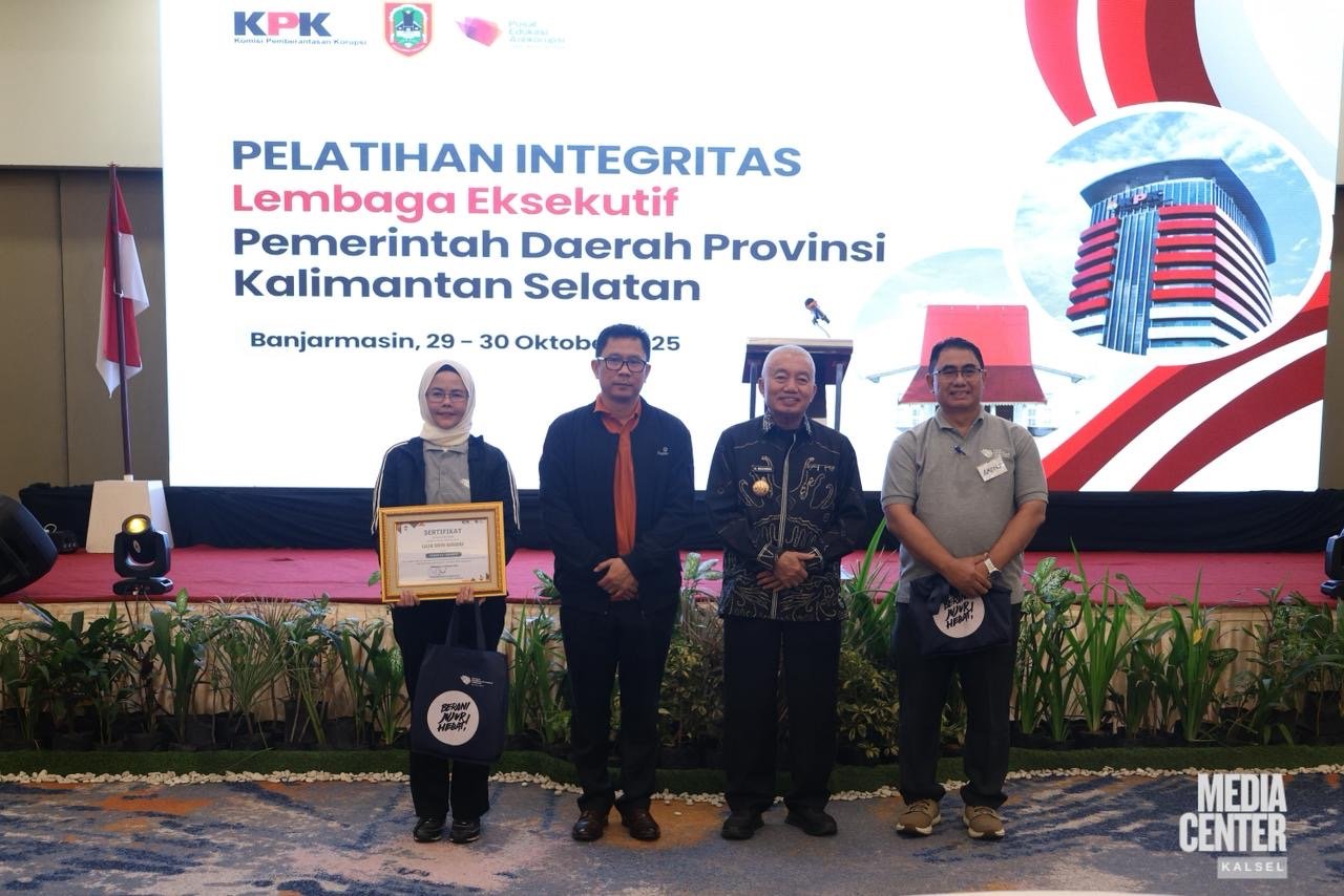 Pelatihan Integritas Resmi Ditutup, Gubernur Kalsel Tekankan Pentingnya Komitmen Bersama