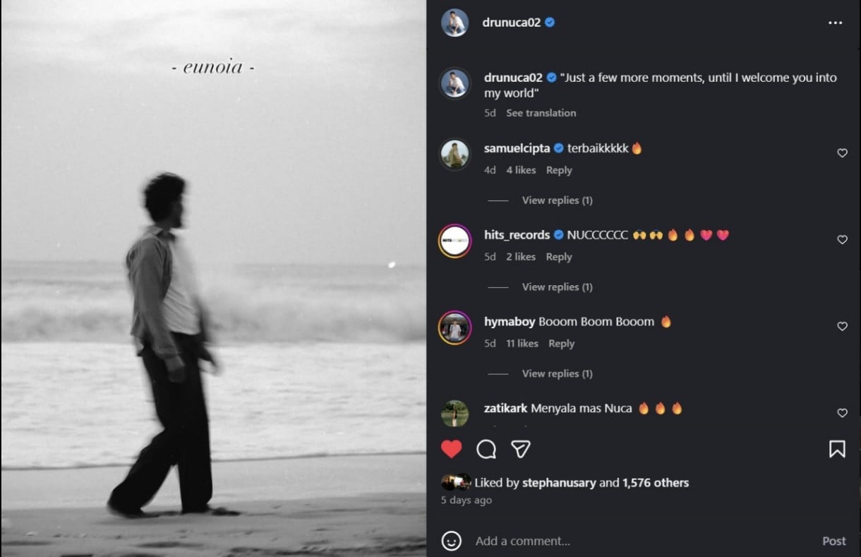 Nuca Akan Rilis Album Perdana pada 26 November, Sobatnuca Antusias Menantikan