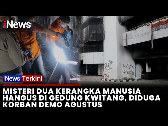 Misteri Kerangka di Kwitang: Polisi Selidiki Dua Jenazah di Gedung Eks Demo Terbakar
