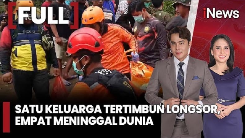 Longsor di Trenggalek Timbun Sekeluarga, 4 Orang Tewas 1 Terluka