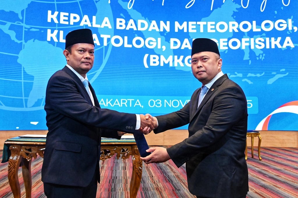 Teuku Faisal Fathani Dilantik Jadi Kepala BMKG, Gantikan Dwikorita Karnawati