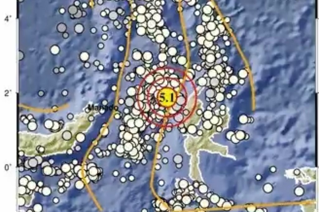 Gempa M5,1 Guncang Halmahera Barat Malut, Tak Berpotensi Tsunami