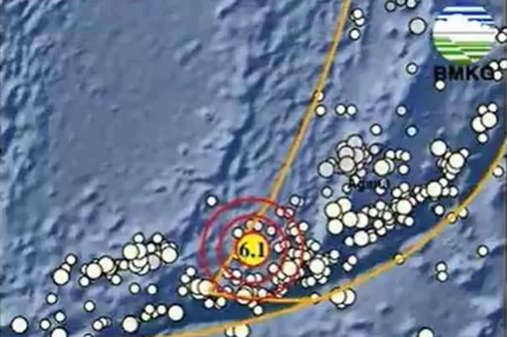 Gempa Besar Magnitudo 6,1 Guncang Supiori Papua