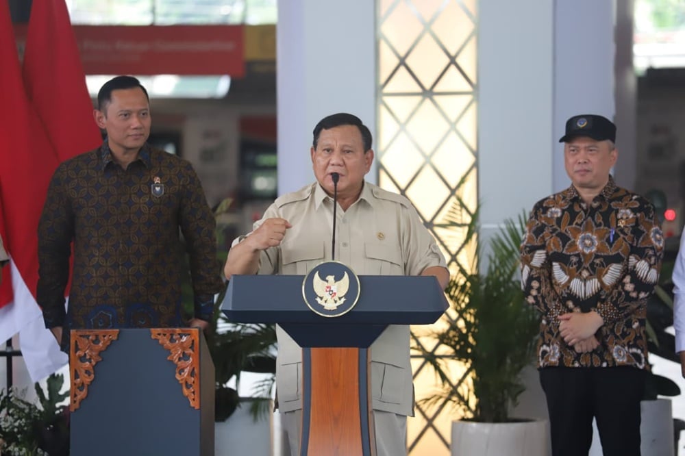 Prabowo Minta Whoosh Tak Dipolitisasi: Ada Pihak yang Ingin Menimbulkan Kecemasan Rakyat