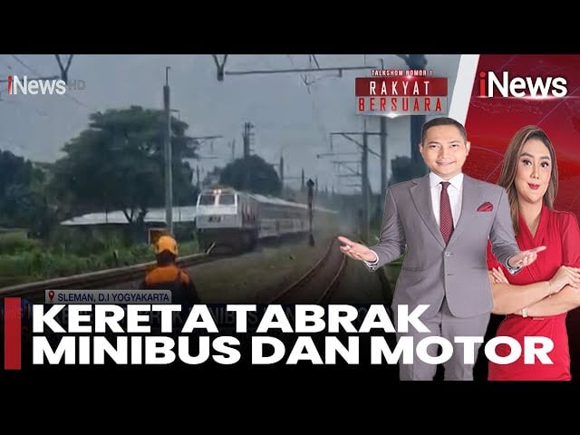 Tiga Orang Tewas dalam Kecelakaan Maut di Perlintasan Kereta Api Sleman