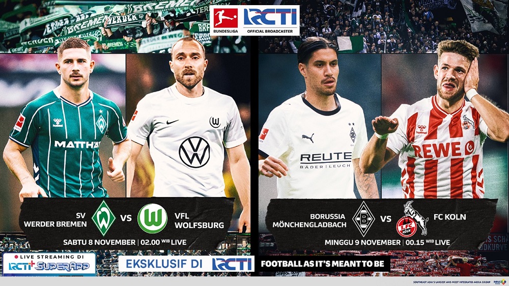 Kevin Diks Beraksi! Ini Jadwal Monchengladbach Vs FC Koln Live di RCTI