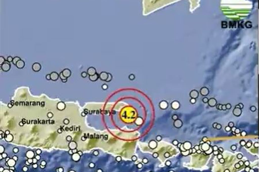 Gempa Hari Ini Magnitudo 4,2 Guncang Sumenep Jatim